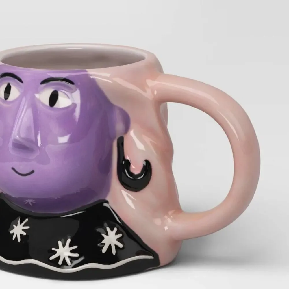 NWT Witch Figural Halloween Mug with Lid 8 oz Hyde and Eek